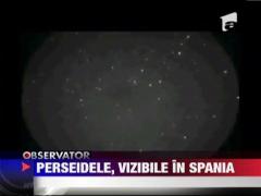 Perseidele, vizibile in Spania