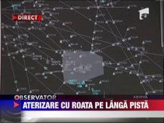 Panica pe aeroportul din Iasi! Un avion a iesit de pe pista la aterizare