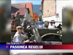 Regele Mihai a participat la intalnirea anuala internationala a colectionarilor de masini din Al doilea Razboi Mondial