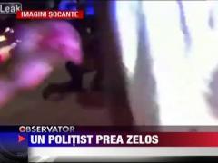 SUA: Un politist a lovit brutal o tanara in timpul unor batai de strada