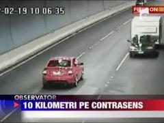 Un australian a condus pe contrasens mai bine de zece kilometri