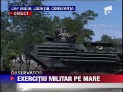Exercitiu militar romano-american organizat in poligonul de la malul marii