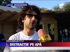 Weakboarding pe malul lacului Mogosoaia