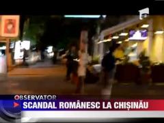 Un roman a facut un scandal monstru a o terasa de la Chisinau