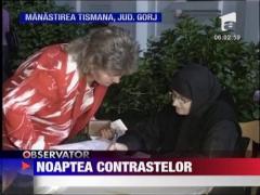 Noapte de smerenie si de distractie in jurul manastirilor din Romania