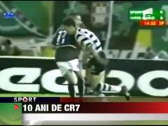 S-au facut 10 ani de la debutul lui Cristiano Ronaldo in fotbal!