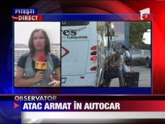 Atac armat intr-un autocar pe ruta Bucuresti - Ramnicu Valcea