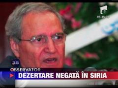 Regimul de la Damasc a dezmintit ca vicepresedintele sirian a fugit in Iordania!