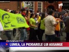 Fondatorul Wikileaks a iesit la atac in Marea Britanie!