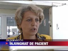 Asistent de pe ambulanta, injunghiat de o pacienta