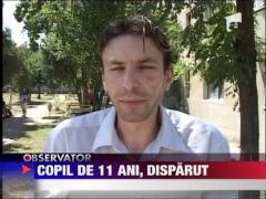 Copil de 11 ani, disparut