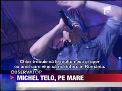 Michel Telo a plecat din Romania!