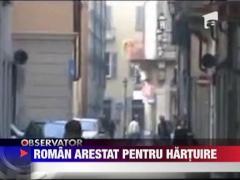 Roman arestat pentru hartuire