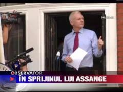 Mars de sustinere pentru Julian Assange in Ecuador