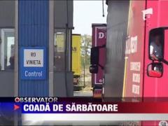 Vama Nadlac a devenit Marele Zid Romanesc al TIR-urilor!