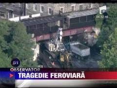 Accident feroviar in SUA: 21 din cele 80 de vagoane ale garniturii au sarit de pe sine