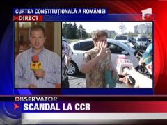 Sedinta cu scantei la Curtea Constitutionala
