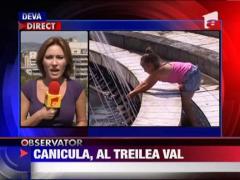 Codul portocaliu de canicula in sudul si vestul Romaniei