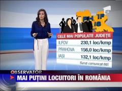 Populatia Romaniei scade incet si sigur!