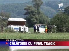 Un balon cu aer cald s-a prabusit in Slovenia. Patru oameni au murit