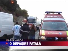O tanara si-a pierdut viata intr-un grav accident rutier