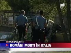 Italia: Trei romani au murit intr-un grav accident rutier