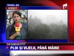 Cod galben de ploi si vijelii pana maine dimineata, la ora 9