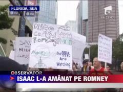 Furtuna tropicala Isaac l-a amanat pe Romney