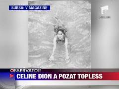 Celine Dion a pozat topless