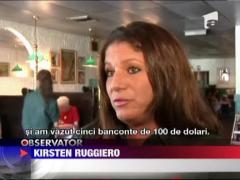 O americanca a primit bacsis 500 de dolari