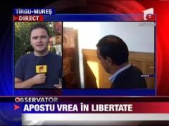 Fostul primar al Clujului, Sorin Apostu, vrea in libertate