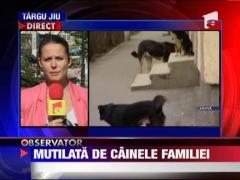 Mutilata de cainele familiei
