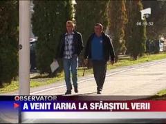 La munte, vara este ca iarna. -2 grade la Stana de Vale!