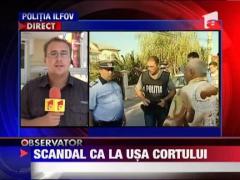 Scandal ca la usa cortului