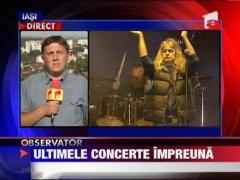 Iris, ultimele concerte impreuna - Update