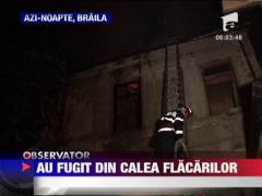 Locuinta inghitita de flacari