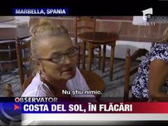 Un incendiu de vegetatie face prapad in statiunea Marbella