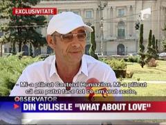 Din culisele filmului "What about love"