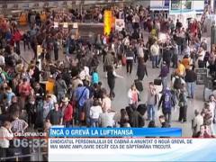 Angajatii companiei aeriene Lufthansa ameninta cu greva
