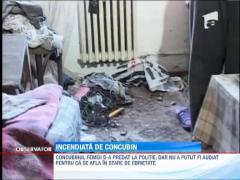 Brasov: Si-a incendiat iubita din gelozie