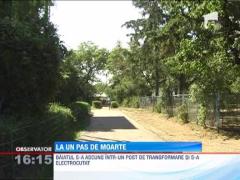 S-a electrocutat dupa ce s-a ascuns intr-un post de transformare
