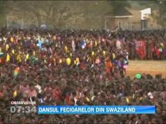 Dansul adolescentelor virgine din statul african Swaziland