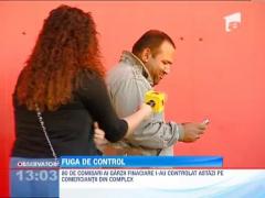 Razie de proportii intr-unul dintre centrele comerciale de la marginea Capitalei