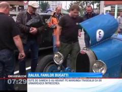 Raliul celor mai frumoase modele vintage marca Bugatti