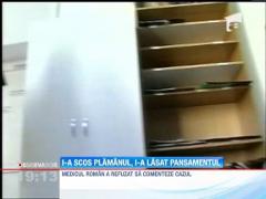 Un medic i-a scos plamanul unui pacient si l-a inlocuit cu un pansament!