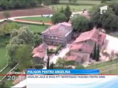 Angelina Jolie a primit cadou un poligon de tragere din partea lui Brad Pitt