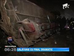 Un autocar s-a rasturnat intr-o rapa in Maroc. 43 de morti si 25 de raniti