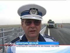 Pe Autostrada A1, intre Arad si Timisoara, viteza a fost limitata la 60 km/h