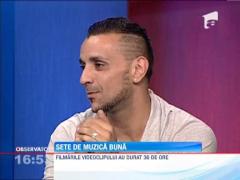 Filmarile videoclipului "Mi-e sete de tine" au durat 36 de ore