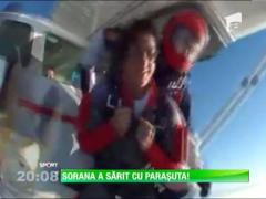 Sorana Cirstea a sarit cu parasuta!